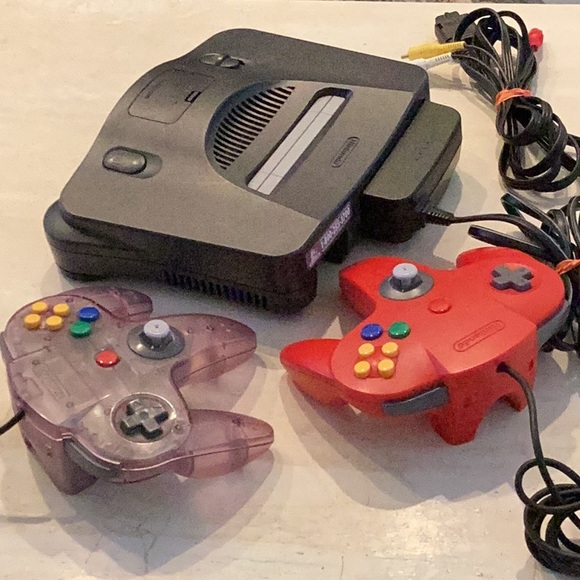 Nintendo 64 Console & Pokemon Mario Games & 2 Controllers N64 Original Authentic - Picture 13 of 14